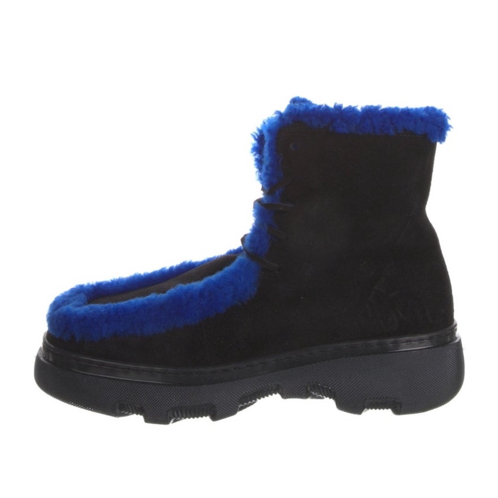 Burberry Suede Lug Boots